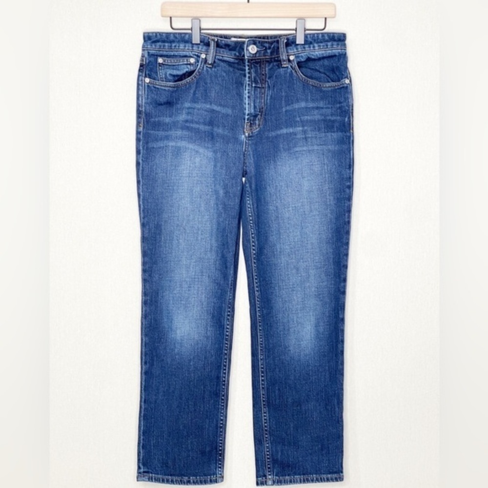 Free People Straight‎ Leg Jeans Size 30 Dark Wash